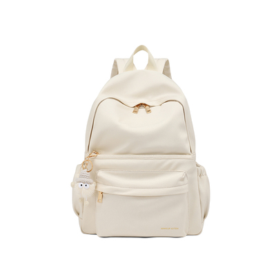 MK初高中学生双肩包大容量帆布