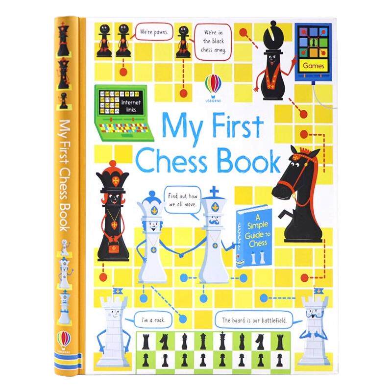 Usborne 我的第yi本国际象棋书 英文原版 My First Chess Book 尤斯伯恩 下棋指南 精装 Katie Daynes 全彩插图