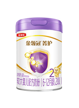 伊利金领冠菁护2段牛奶粉800g