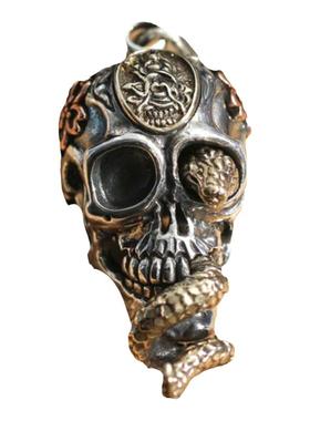 男女通用纯银朋克吊坠防过敏