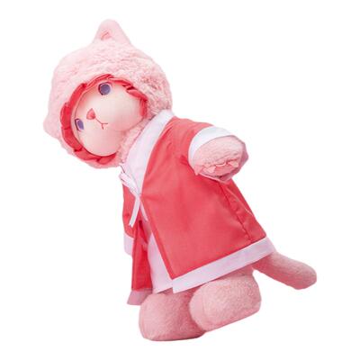 拾陆楼玩偶 十六楼狸奴粉色款猫咪玩偶原创娃娃公仔毛绒玩具礼物