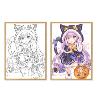 冰川镜华周边灯光画公主连结手办摆件镜子吧唧立牌相框装饰小夜灯