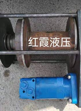 液压绞盘不带刹车钢丝绳链条绞盘架变速卷扬机拉木头玉米秸秆清障