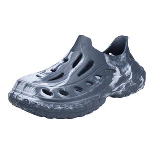 大码包头拖鞋男夏季潮流外穿厚底防滑防臭洞洞鞋男士开车沙滩凉鞋