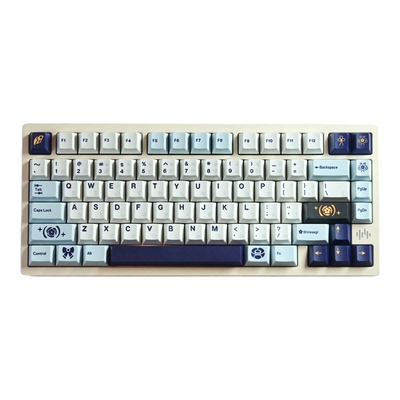 日当午白鹭Shirasagi主题机械键帽原厂PBT五面热升华客制化大全套