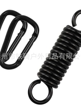 黑色吊床吊椅拉伸弹簧吊篮儿童摇摆减震沙袋秋千摇篮拉簧弹簧