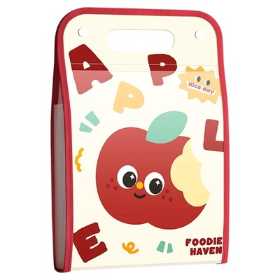 小槑同学苹果竖式手提风琴包