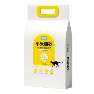 小米猫砂天然植物0甲醛除臭包邮防出尘豆腐结团快可冲厕所帕蓝姆