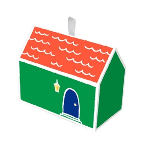 ins小房子包装盒糖果饼干创意小礼盒牛轧糖烘焙包装西点甜品盒子