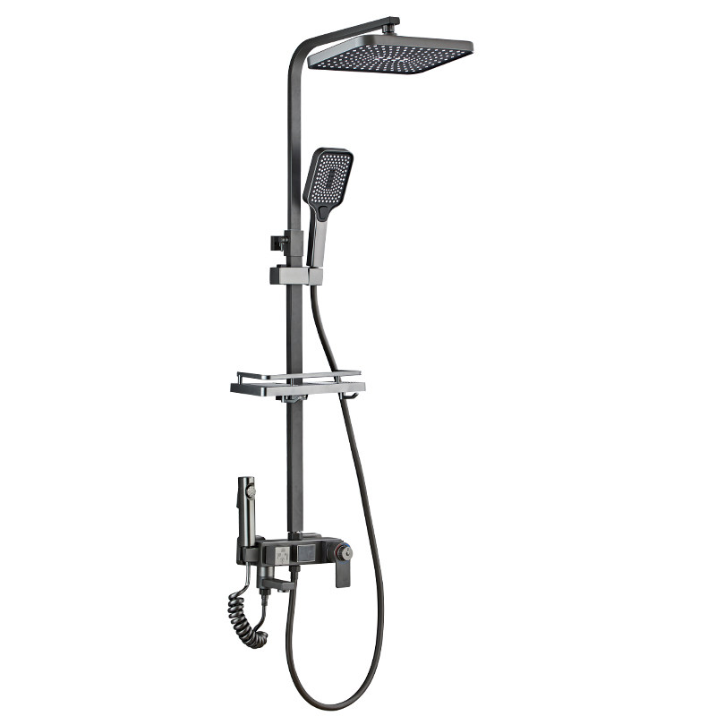 淋浴花洒恒温太阳能套装冷热混水阀沐浴器