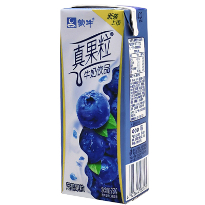 真果粒250g*12盒蓝莓草莓味