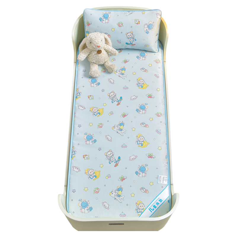 双面床垫冬夏两用70*170冰丝凉席儿童幼儿园凉感睡垫60*160托管班