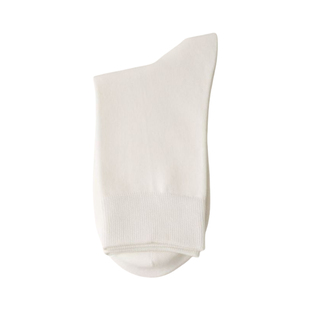 蚂蚁同学男女款98棉袜子中筒袜纯色商务袜抗菌抗起球搭配皮鞋袜子