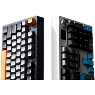 狼途LT104机械键盘无线蓝牙客制化游戏办公键鼠套装DIY显示屏学生