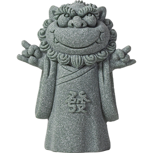 可爱小狮子大发财茶宠桌面摆件创意一本万利放轻松治愈系工位装饰