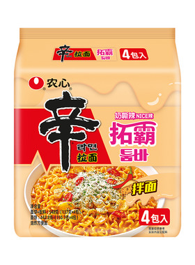 韩国农心辛拉面拓霸拌面速食官方