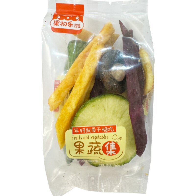 果初乐果蔬集什锦果蔬脆综合型蔬菜干水果干混合装解馋小零食年货
