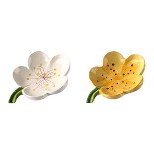 VIANNA丨花朵·Loren高档香皂盒陶瓷肥皂碟托盘酒店家用皂托礼物