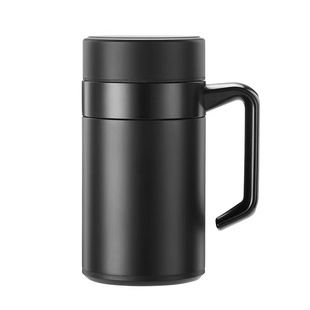 保温杯男士高档杯子办公室304不锈钢内胆水杯带手柄泡茶保温茶杯