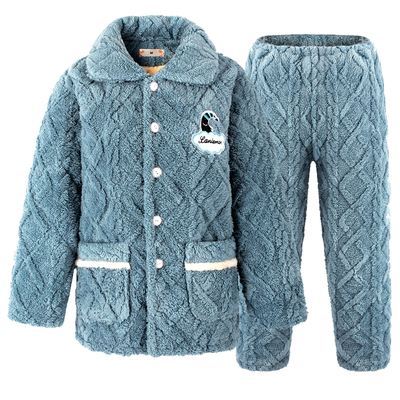 加厚保暖女珊瑚绒夹棉亏本清仓