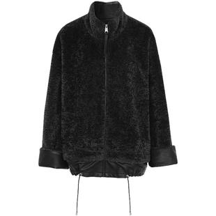 COCOBELLA拉贡质感皮草外套女秋冬假两件仿皮毛一体大衣FU3105-2