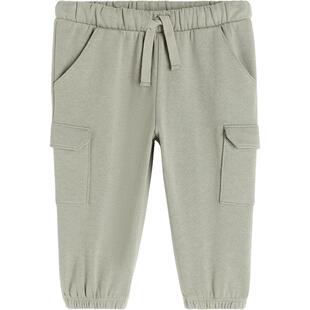 HM童装男婴裤子春季棉质松紧腰束脚慢跑裤休闲裤1075230