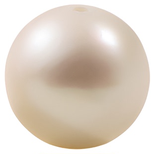 天然散珠珍珠真淡水有核近圆珠有孔2mm小珠子diy材料手链单颗裸珠