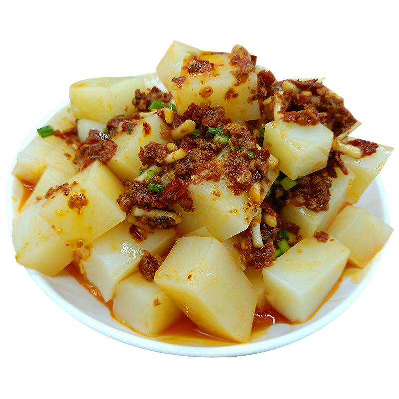 贵州米豆腐铜仁特产凉拌美食小吃米凉粉送足量调料4斤优惠装