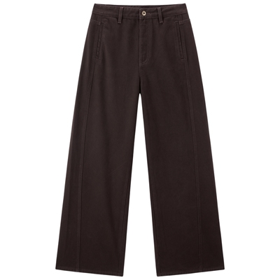 【商场同款】太平鸟2025年冬季新款复古阔腿直筒牛仔裤A1HAF4523