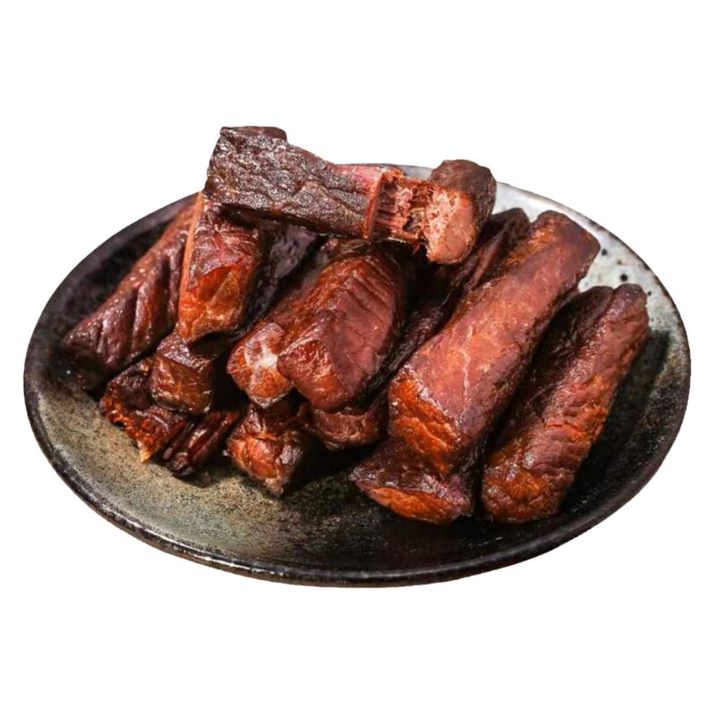 阿尔善风干牛肉干正宗锡盟特产手撕原味香辣散装500g即食健身零食