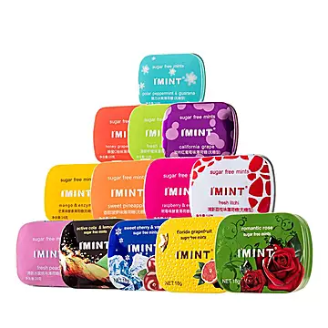 【热卖40万单】IMINT无糖薄荷糖拍6发7盒