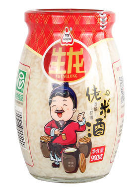 孝感生龙佬米酒900g/瓶传统发酵