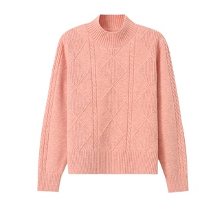 2025新款高端羊绒衫女半高领超短款毛衣秋冬季加厚羊绒长袖打底衫