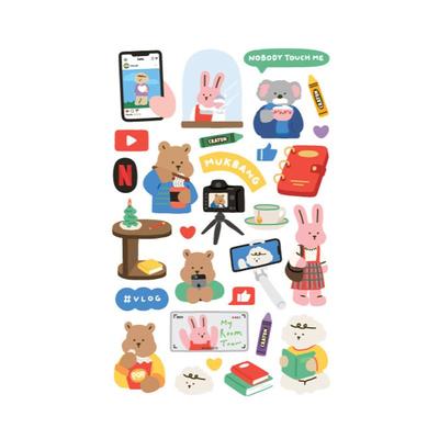 小贴纸dailylike无痕韩国