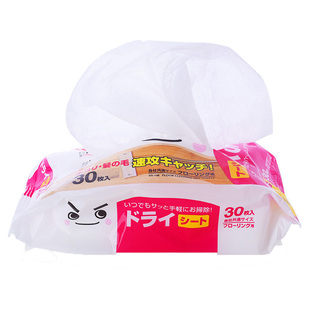 日本静电除尘纸一次性懒人平板拖把干纸巾免洗吸尘无尘地板拖纸