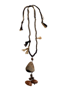 禅意民族风植物果壳编绳项链女