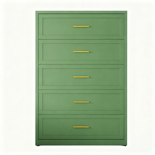 钢制铁艺斗柜简约客厅卧室收纳斗柜梳妆台一体奶油风斗柜储物柜