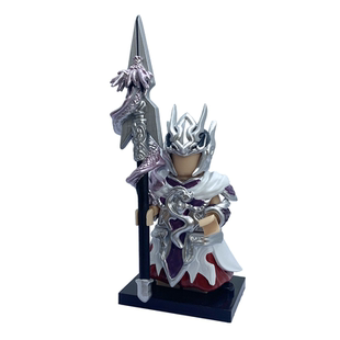 梦麟五虎赵云龙胆潮玩手办新品拼装积木第三方人仔手工涂装2026