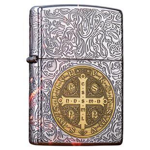 zippo打火机防风煤油正品芝宝男康斯坦丁送男朋友情人节生日礼物