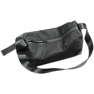 TEMPORARY 自制黑色单肩包旅行包尼龙包学生大容量斜挎包男女款