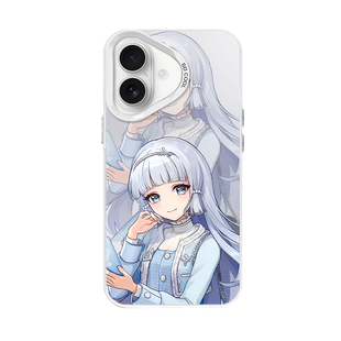 神里绫华手机壳苹果17华为mate70游戏iPhone16promax周边60凌华15一加ACE联名14二次元OPPO少女vivo同款x适用