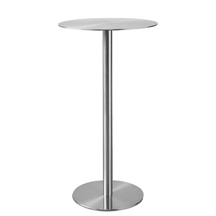 网红不锈钢户外迷你吧台工业风奶茶咖啡商用酒吧圆桌高脚桌椅组合