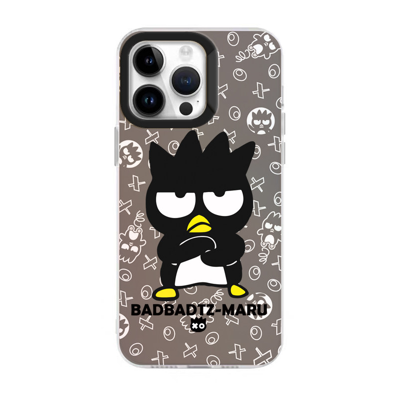 双子星TwinStars酷企鹅iphone17promax可爱卡通BadBadTZ渐变16手机壳适用苹果15plus三丽