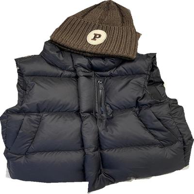 亲子儿童马甲秋冬2025新款韩版中大童外穿背心女童加厚羽绒棉开衫