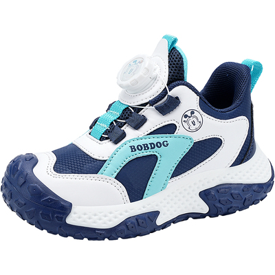巴布豆男童防踢网面跑步运动鞋