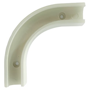 净水器配件知奇2分PE管家用管槽1/4水管管槽条 90度直角转角器