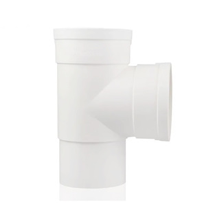 PVC缩口三通排水50*75 110下缩变径三通直插缩口配件中缩内插三通