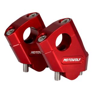 摩多狼龙头加高码摩托车增高车把座越野机车手把后移压码改装配件