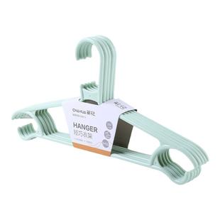 茶花衣架家用塑料加粗加厚挂衣晾衣撑无痕防滑熟料衣服撑子衣架子