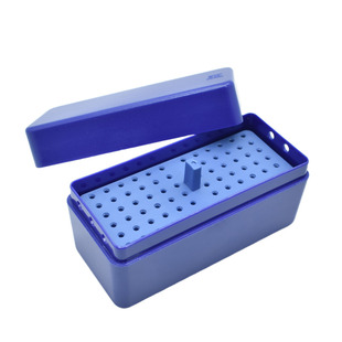 牙科材料36孔72孔塑料消毒盒高速车针架锉针车针盒耐高温口腔工具